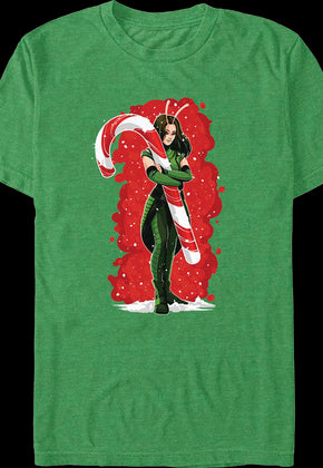 Mantis Candy Cane Guardians Of The Galaxy Marvel Comics T-Shirt