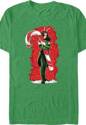 Mantis Candy Cane Guardians Of The Galaxy Marvel Comics T-Shirt