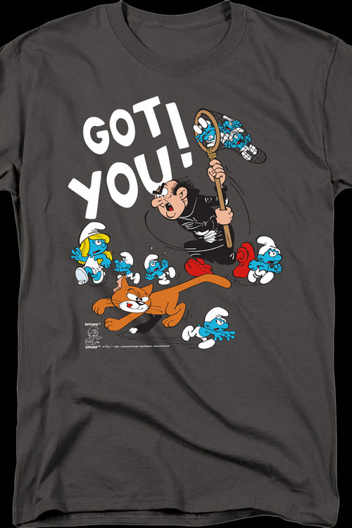 Gargamel and Azrael Got You Smurfs T-Shirtmain product image