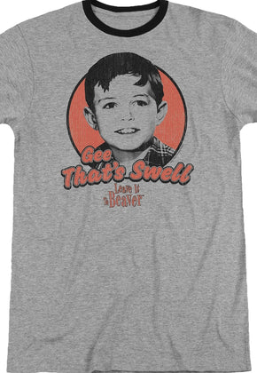 Gee That's Swell Leave It To Beaver Ringer Shirt