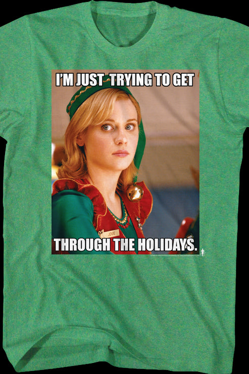 Get Through The Holidays Elf T-Shirtmain product image