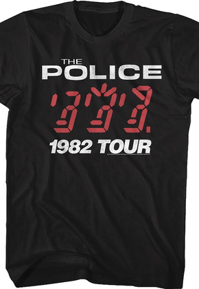 Ghost In The Machine 1982 Tour The Police T-Shirt
