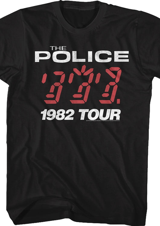 Ghost In The Machine 1982 Tour The Police T-Shirt - main product image
