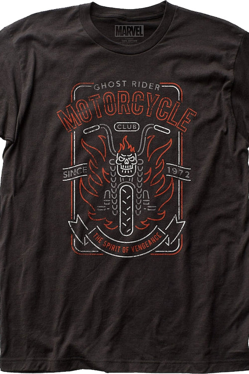 Ghost Rider Motorcycle Club Marvel Comics T-Shirtmain product image