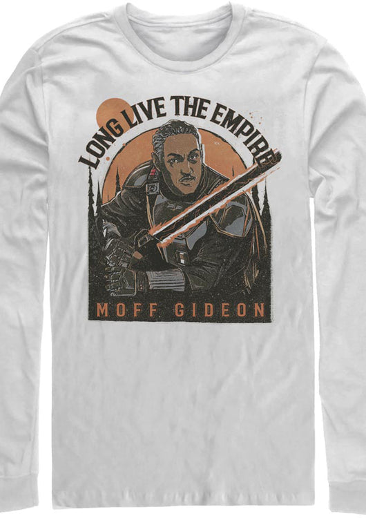 Gideon Long Live The Empire Mandalorian Star Wars Long Sleeve Shirt - main product image