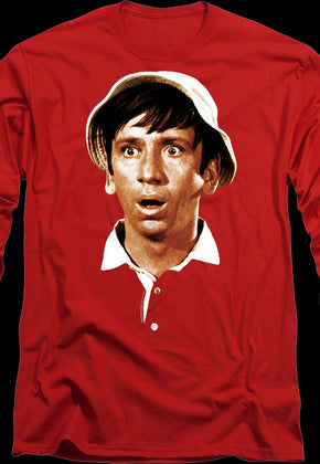 Gilligan's Head Gilligan's Island Long Sleeve Shirt