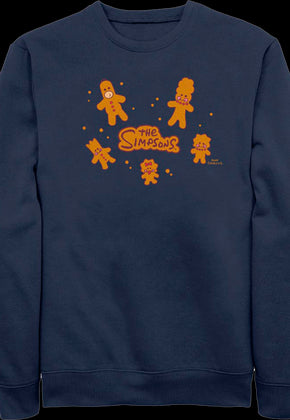 Gingerbread Cookies Simpsons Sweatshirt