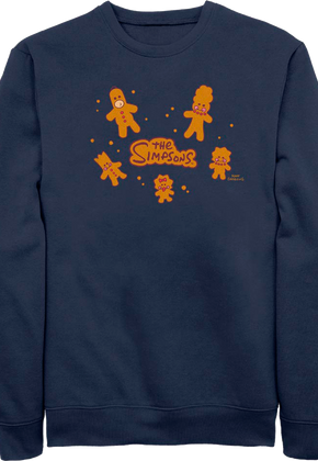 Gingerbread Cookies Simpsons Sweatshirt