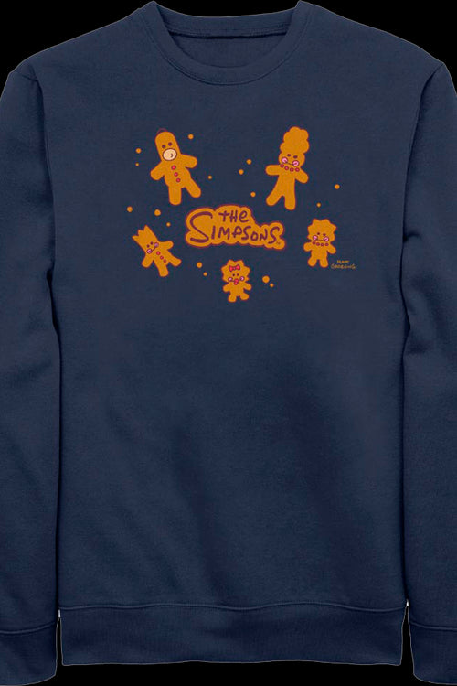 Gingerbread Cookies Simpsons Sweatshirtmain product image