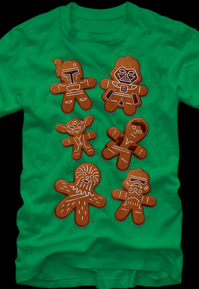 Gingerbread Star Wars Christmas T-Shirt