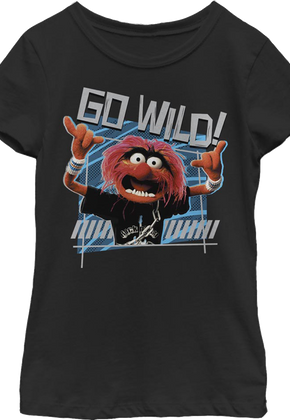 Girls Youth Animal Go Wild Muppets Shirt
