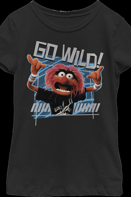 Girls Youth Animal Go Wild Muppets Shirtmain product image