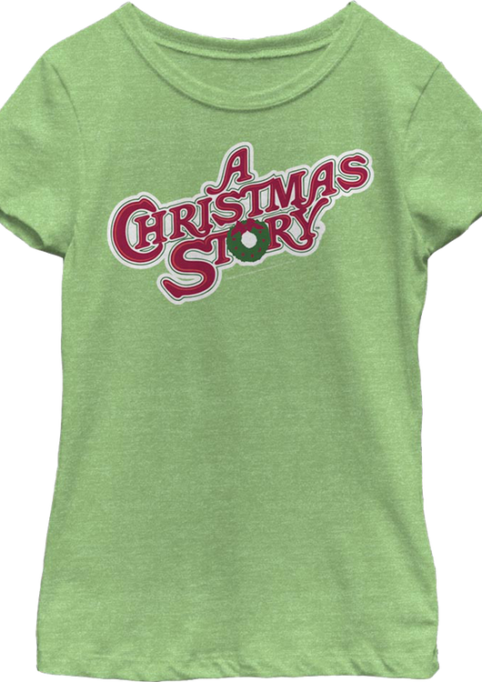 Girls Youth Classic Logo A Christmas Story Shirt - main product image