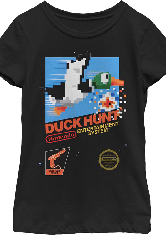 Girls Youth Duck Hunt Nintendo Shirt - main product image