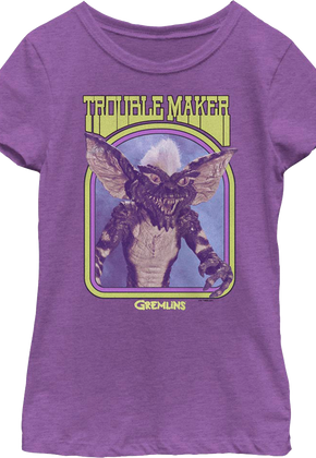 Girls Youth Troublemaker Gremlins Shirt