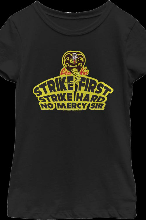 Girls Youth Way Of The Fist Cobra Kai Shirtmain product image