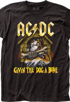 Givin The Dog A Bone Illustration ACDC Shirt