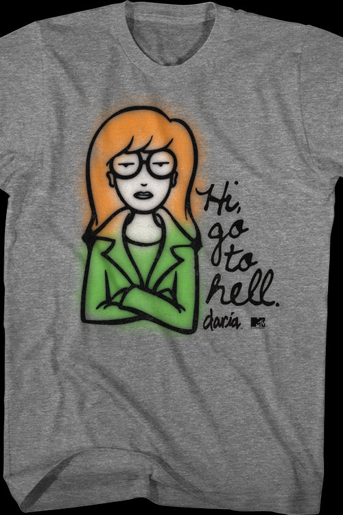 Go To Hell Daria T-Shirtmain product image