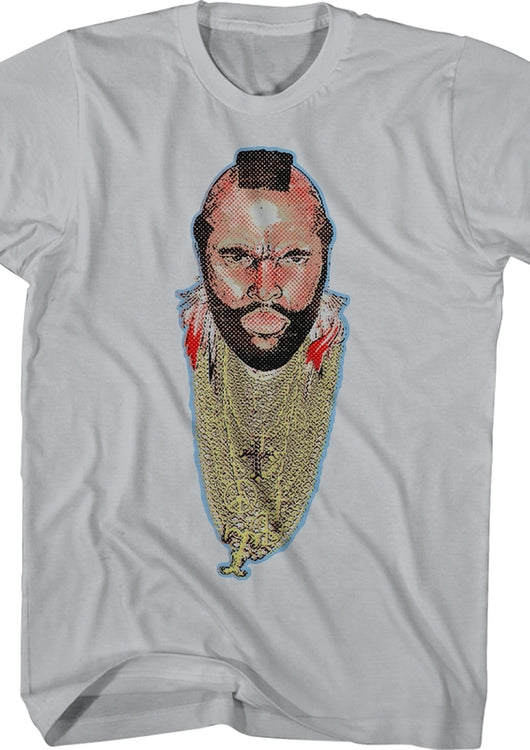 Gold Chains Mr. T Shirt - main product image