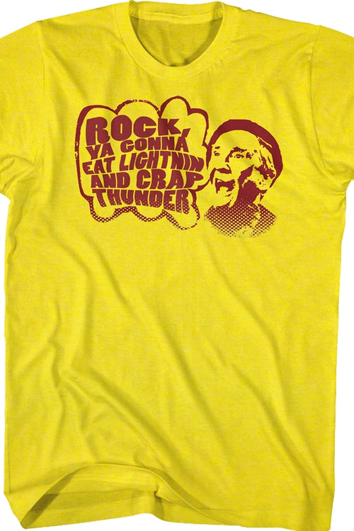 Gonna Eat Lightning and Crap Thunder Rocky T-Shirtmain product image
