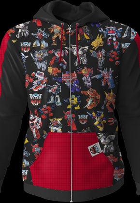 Striped Autobots Transformers Hoodie