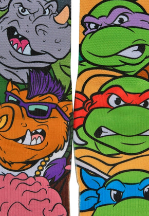 Good vs Evil Teenage Mutant Ninja Turtles Socks