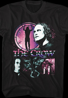 Gradient Collage The Crow T-Shirt