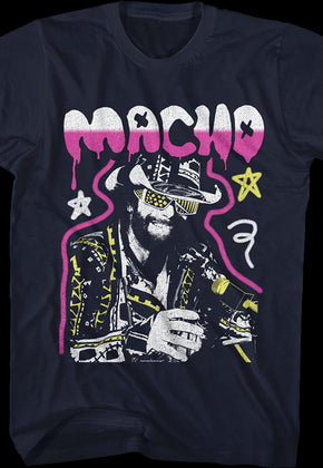 Graffiti Macho Man Randy Savage T-Shirt