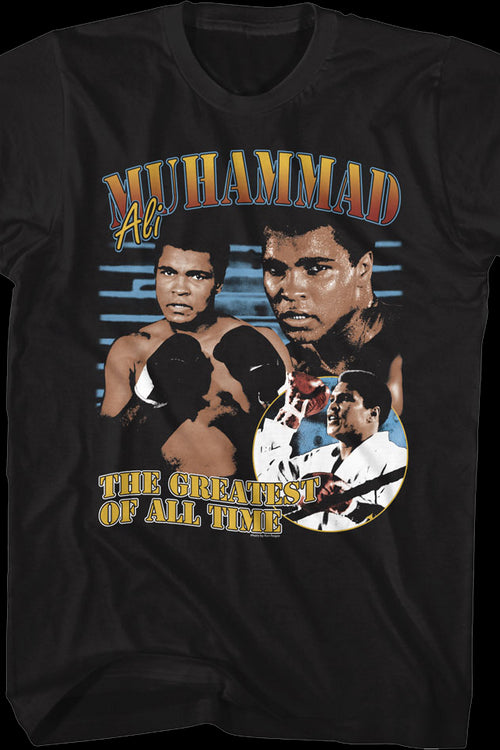 Greatest Of All Time Collage Muhammad Ali T-Shirtmain product image