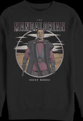 Greef Karga Illustration The Mandalorian Star Wars Sweatshirt