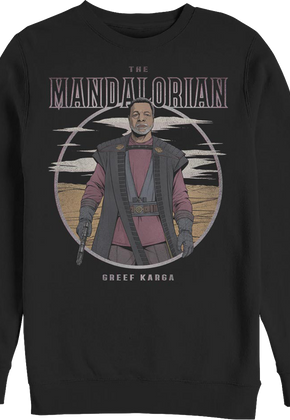 Greef Karga Illustration The Mandalorian Star Wars Sweatshirt