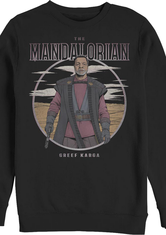 Greef Karga Illustration The Mandalorian Star Wars Sweatshirt - main product image