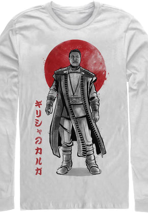 Greef Karga Sketch The Mandalorian Star Wars Long Sleeve Shirt