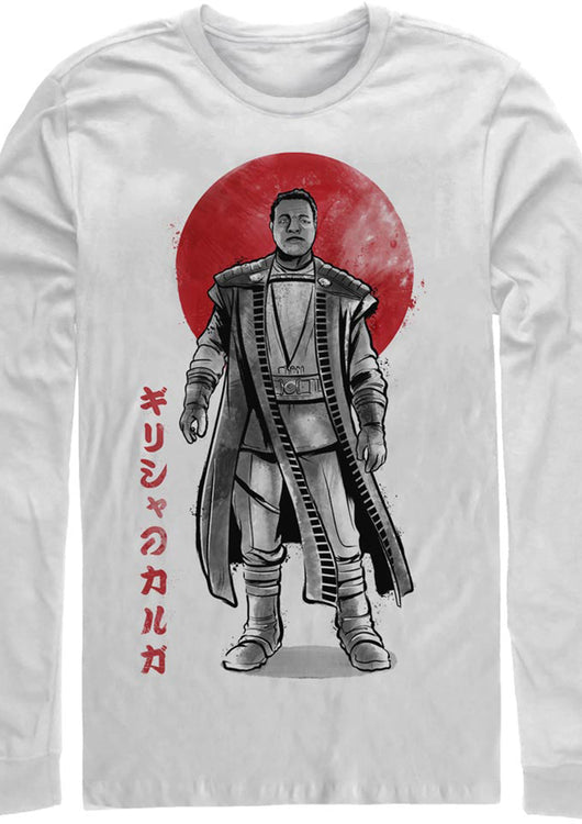 Greef Karga Sketch The Mandalorian Star Wars Long Sleeve Shirt - main product image