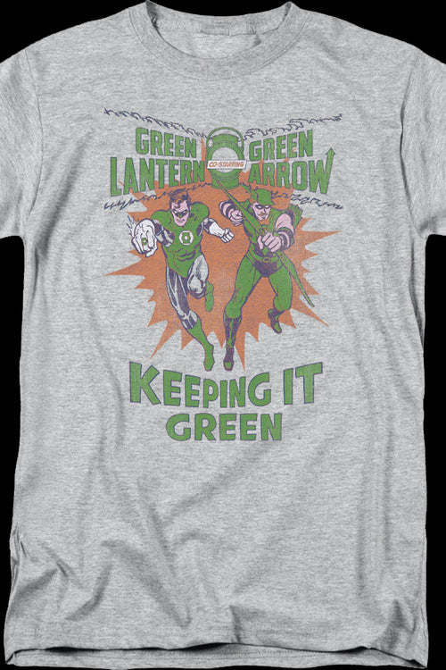 Green Lantern And Green Arrow Keeping It Green DC Comics T-Shirtmain product image