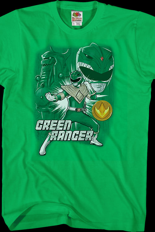 Green Ranger Mighty Morphin Power Rangers T-Shirtmain product image