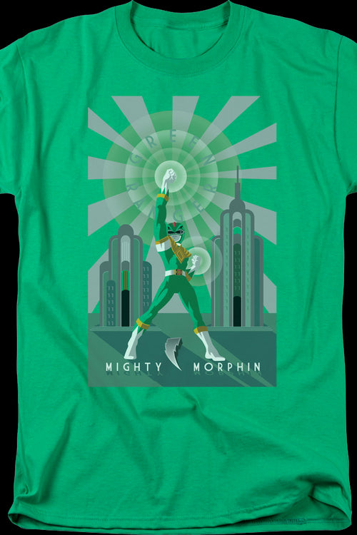 Green Ranger Poster Mighty Morphin Power Rangers T-Shirtmain product image