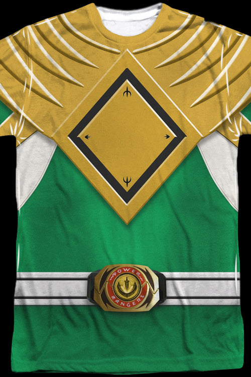 Green Ranger Sublimation Costume Shirtmain product image