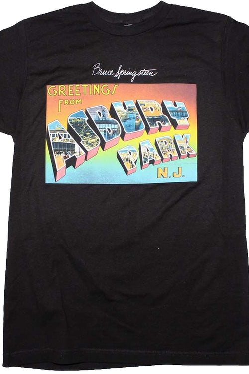 Greetings from Asbury Park NJ Bruce Springsteen T-Shirtmain product image