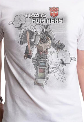 Grimlock Sketches Transformers T-Shirt