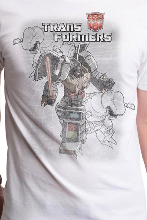 Grimlock Sketches Transformers T-Shirtmain product image