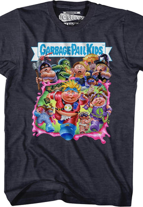 Heroic Group Photo Garbage Pail Kids T-Shirt