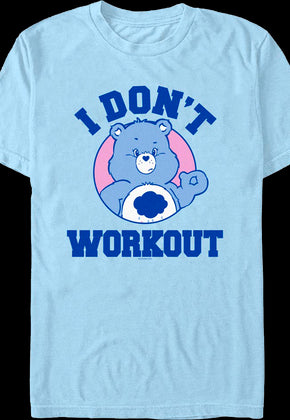 Grumpy Bear I Don't Workout Care Bears T-Shirt