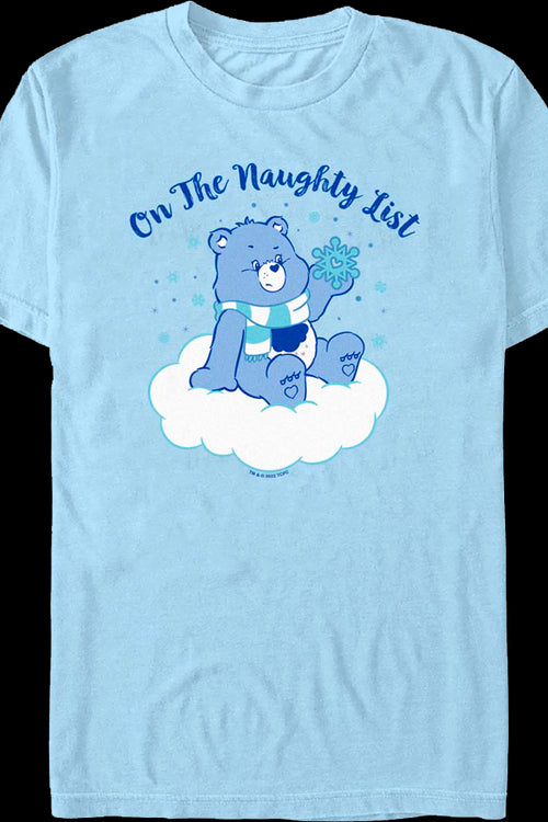 Grumpy Bear On The Naughty List Care Bears T-Shirtmain product image