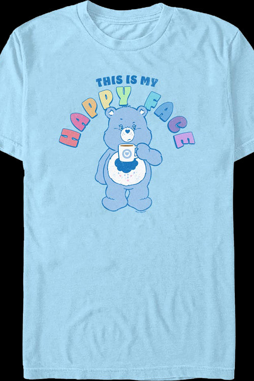 Grumpy Bear This Is My Happy Face Care Bears T-Shirtmain product image