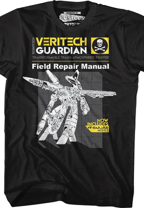 Guardian Field Repair Manual Robotech T-Shirt