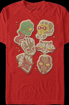 Guardians Of The Galaxy Christmas Cookies Marvel Comics T-Shirt