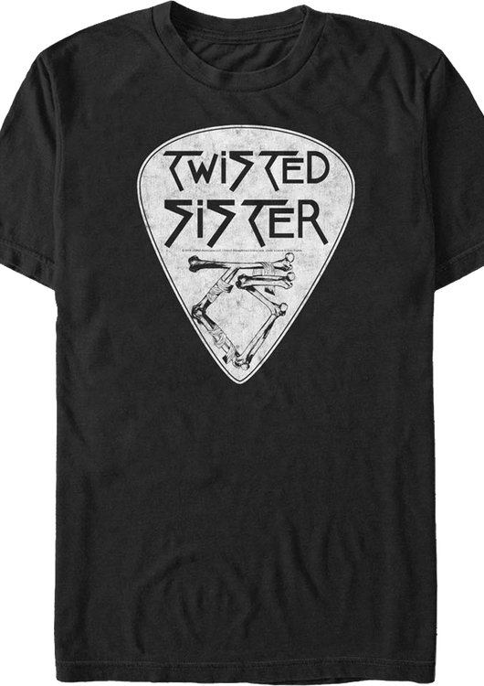 Guitar Pick Twisted Sister T-Shirt - main product image
