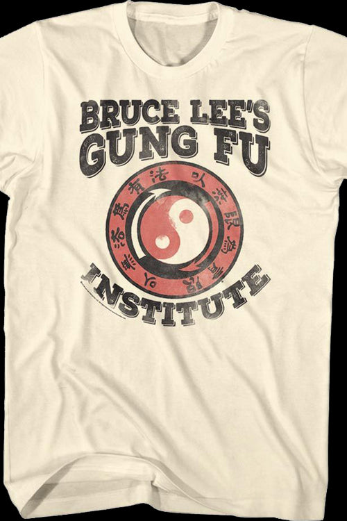 Gung Fu Institute Logo Bruce Lee T-Shirtmain product image