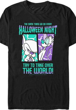 Halloween Night Pinky and the Brain T-Shirt